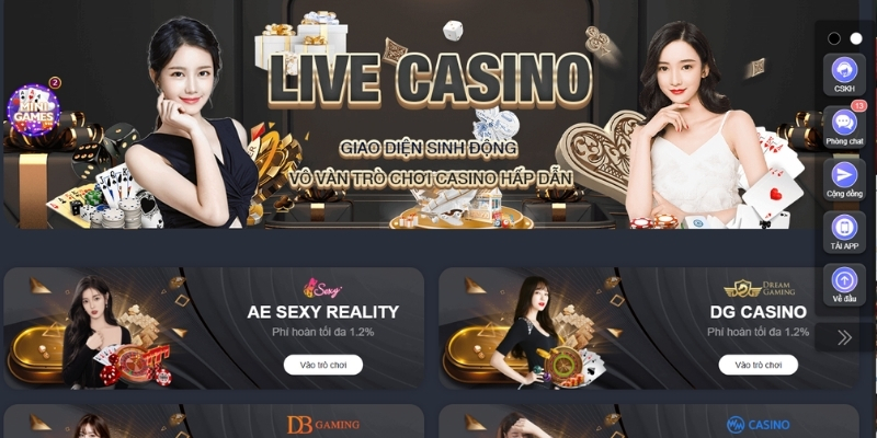 Giới Thiệu Sảnh Game Live Casino 69VN